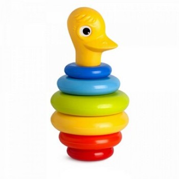 Росигрушка.Пирамида-мини с кольцами "Утёнок" 19 см. (8 дет) арт.7007 /9244