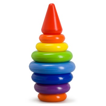 Росигрушка.Пирамида "Бочонок" 23 см. 9 дет. арт.9230 /24