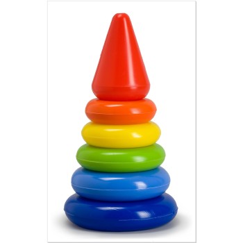 Росигрушка.Пирамида "Малютка" 19 см. 7 дет. арт.9225 /32