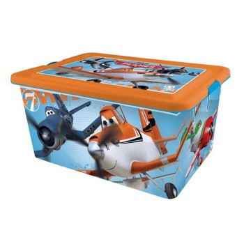 Полимербыт. Ящик Дисней "Самолеты" 30 л. 470х370х250 арт.48077 /3 нужна обрешетка для регионов!!