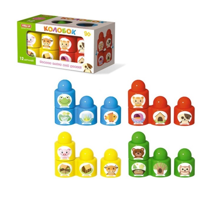 Стеллар. Конструктор арт.03023 "Колобок. Игра "Помоги найти мой домик"/16