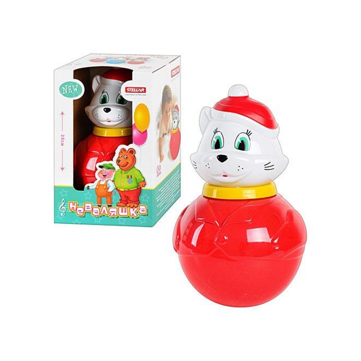 *Стеллар. Неваляшка арт.01636 "Кот Мурлыка" большая /4