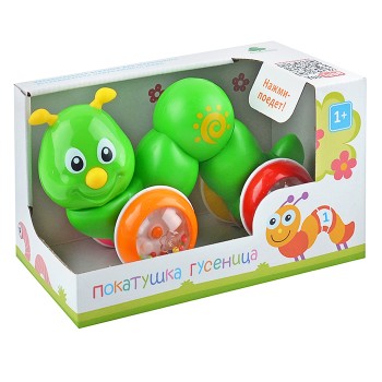 Стеллар. Игрушка-покатушка "Гусеница" арт.01393 /9
