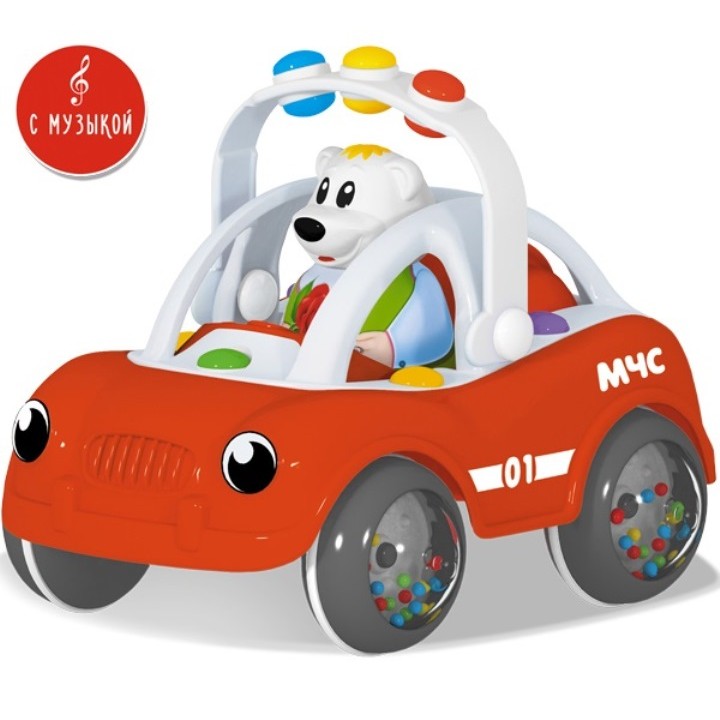 Стеллар. Машинка арт.01961 "Ватрушка. Пожарная" /6