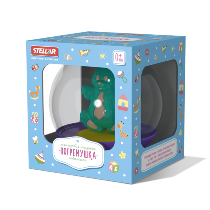 Стеллар. Погремушка арт.01564 "Неваляшка" в кор. /9