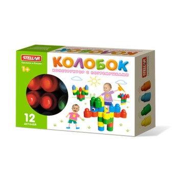Стеллар. Конструктор арт.03002 "Колобок" 12 дет. (коробка) /10