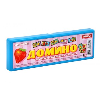 Стеллар. Домино арт.00012 "Фрукты" в футляре /28