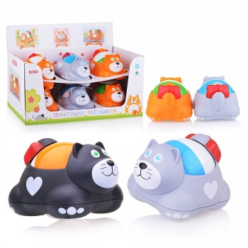 Стеллар. Игрушка-покатушка "Котошарик" в шоу-боксе арт.01926 *