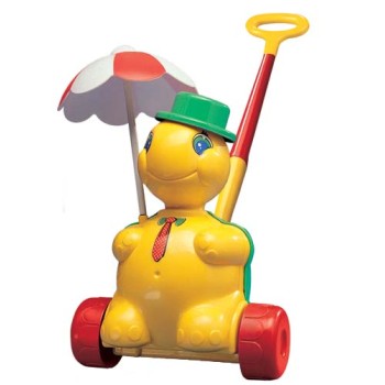 Полесье. Каталка с ручкой "Черепашка" арт.3637/8