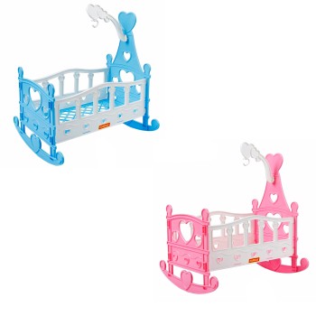 Полесье. Кроватка-качалка сборная для кукол №3 арт.62079 (8 элементов) (в пакете)