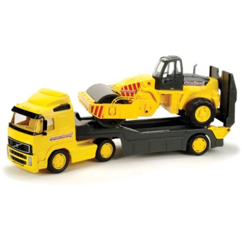 Полесье. Авто "Трейлер" + дорожный каток в сетке арт.8855 /4