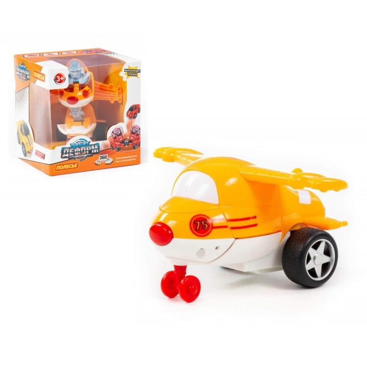 Полесье. Самолёт инерционный "Робот Деформ" (в коробке) арт.79022 /12
