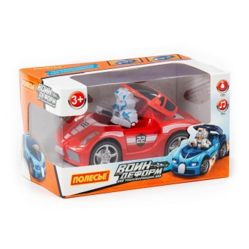 Полесье. Автомобиль инерционный "Воин Деформ №2" свет, звук (в коробке) арт.79527