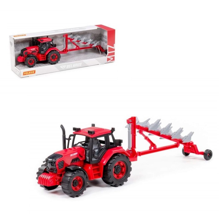 Полесье. Трактор "Belarus" с плугом арт.91338