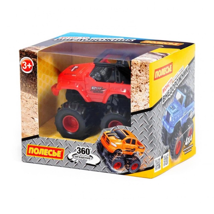 Полесье. Автомобиль инерционный "Монстр ВНЕДОРОЖНИК" - "Джип-сафари" в кор. арт.78810 /18