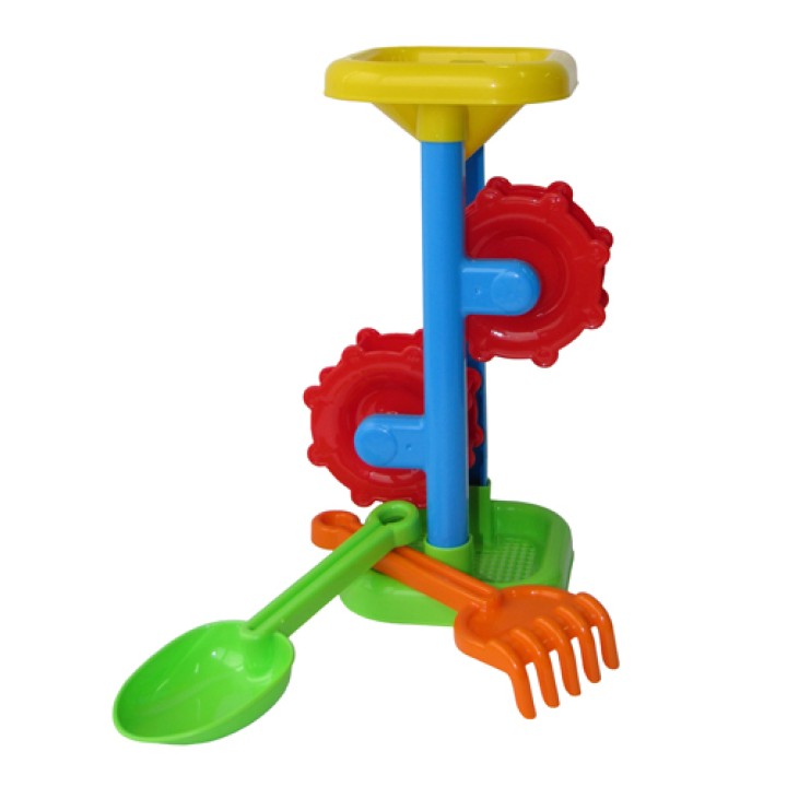 Полесье. Песочный набор №281 (пес. мельница,совок №7,грабли №7) арт.35097 /8