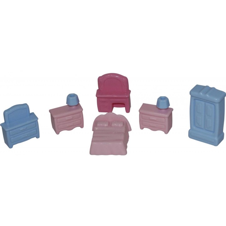 Полесье. Набор мебели для кукол №1 арт.49322 (6 элементов) (в пакете)