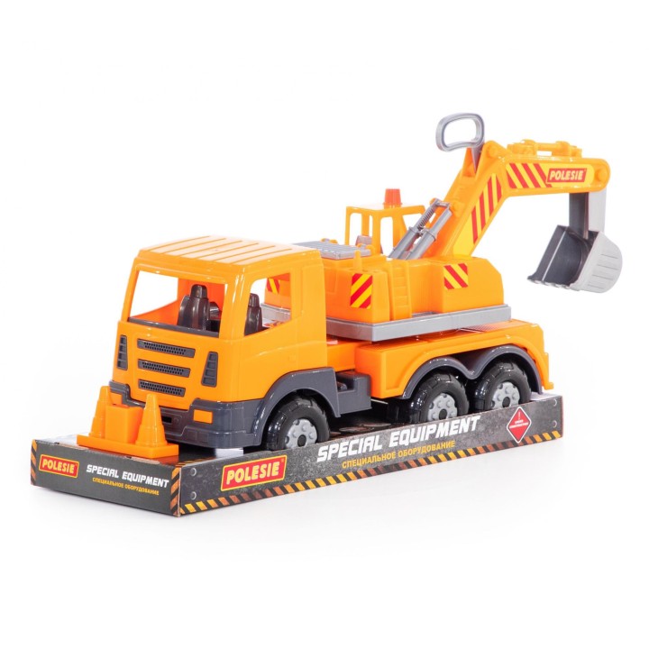 Полесье. Авто "Престиж" экскаватор (в лотке) арт.76540 /4
