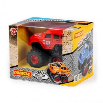 Полесье. Автомобиль инерционный "Монстр ВНЕДОРОЖНИК" - "Джип" в кор. арт. 78797 /18