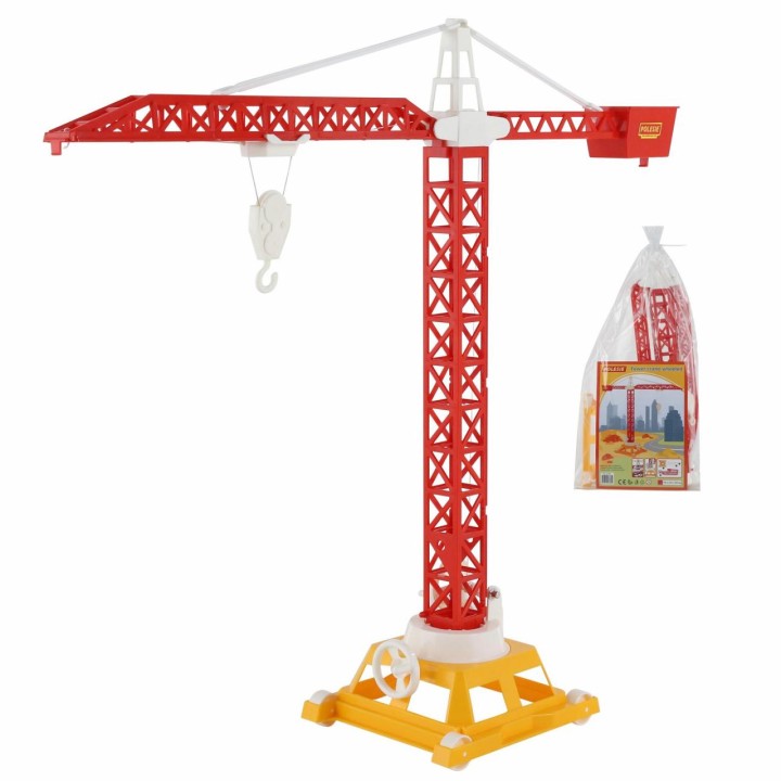 Полесье. Башенный кран №2 на колёсиках арт.61355 (в пакете)