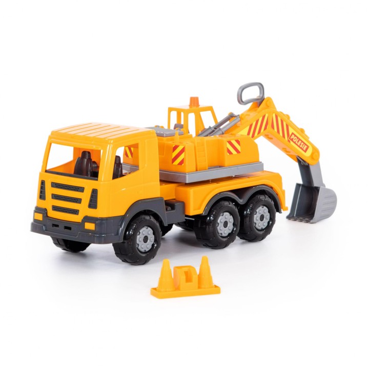 Полесье. Авто "Престиж" экскаватор в сетке арт.71187 /2