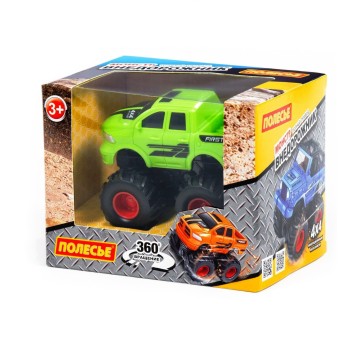 Полесье. Автомобиль инерционный "Монстр ВНЕДОРОЖНИК" - "Пикап" в кор. арт. 78803 /18