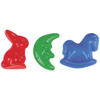 Полесье. Формочки "Заяц,лошадь,месяц" арт.4673 /24