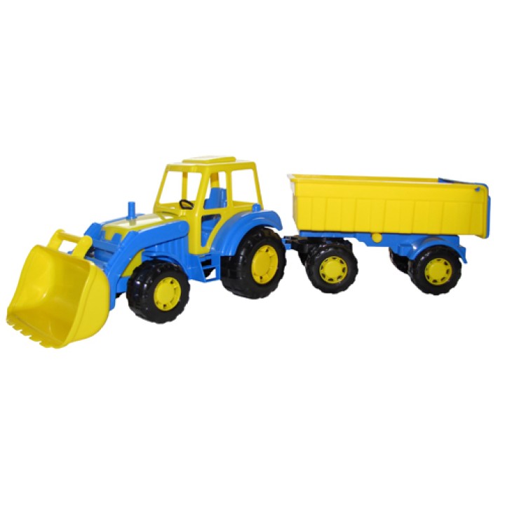 Полесье. Трактор "Алтай" с прицепом №1 и ковшом арт.35349