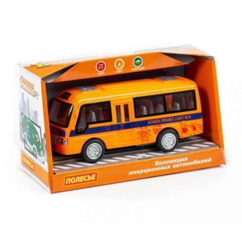 Полесье. Автомобиль инерционный "Школьный автобус" свет звук (в коробке) арт.78971 /8