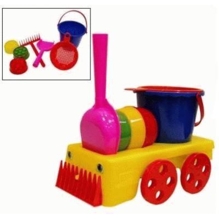 Песочный набор "Паровозик" арт.С-23-Ф/25