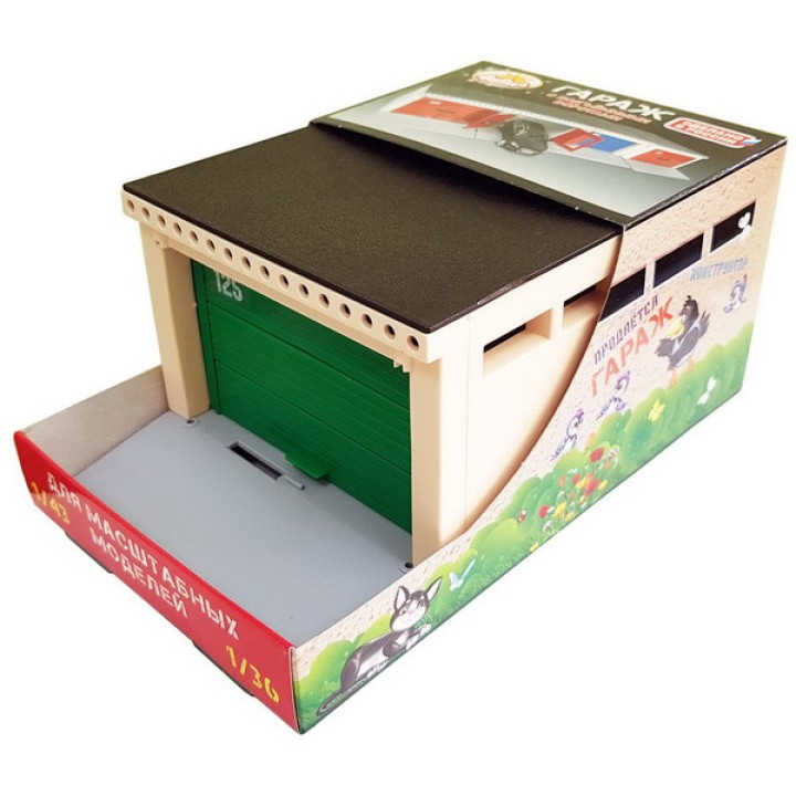 Гараж с подъемными воротами С-192-Ф (Форма) /12