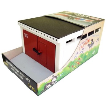 Гараж с распашными воротами С-191-Ф (Форма) /12