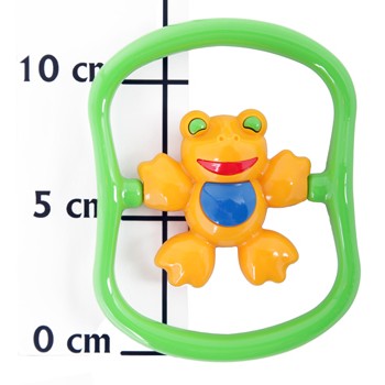 Аэлита. Погремушка-кругляш "Лягушонок Ква" в блистере /50*