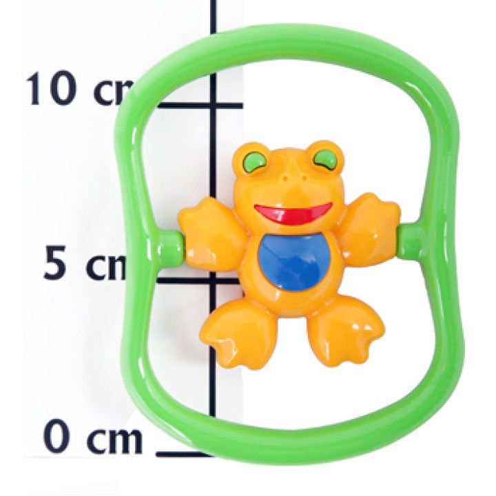 Аэлита. Погремушка-кругляш "Лягушонок Ква" в блистере /50*