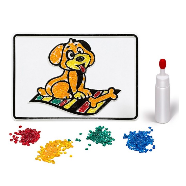 Татой.Набор для творчества "Насыпь на клей. Собака" арт.1141К