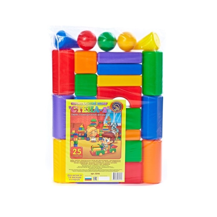 СВСД. Строител.набор Стена 25 эл. арт.5005/5246 /5