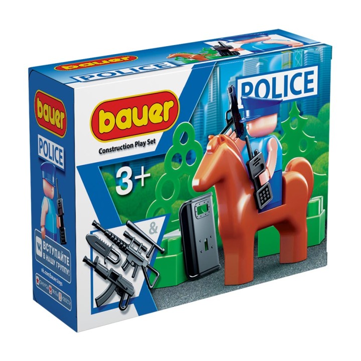 Bauer.627 Конструктор "Полиция" набор "Конная полиция"