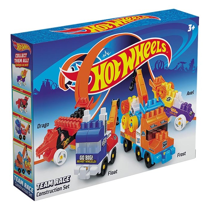 Bauer.763 Hot Wheels Набор из 4х машин в коробке /5