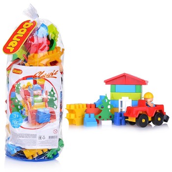 Bauer.641 Конструктор "Classic" 3+ для мальчиков 100 дет. в пакете