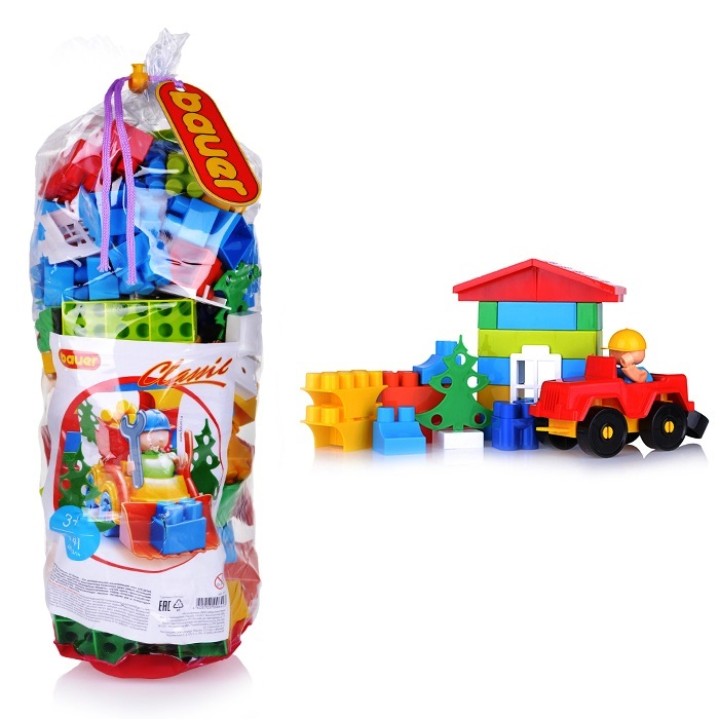 Bauer.642 Конструктор "Classic" 3+ для мальчиков 141 дет. в пакете