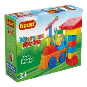 Bauer.702 Конструктор "Железная дорога 2 крой"