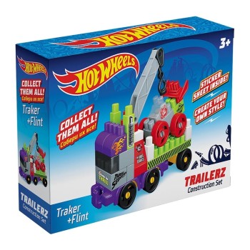 Bauer.721 Hot Wheels серия "Trailerz Traker + Flint"