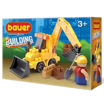 Bauer.657 Конструктор "Стройка" набор с трактором /10
