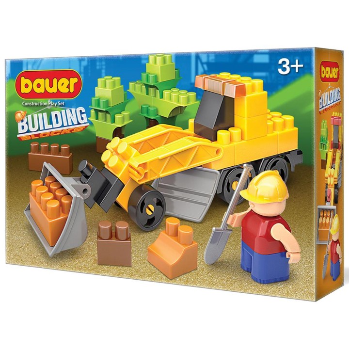 Bauer.658 Конструктор "Стройка" набор с грейдером