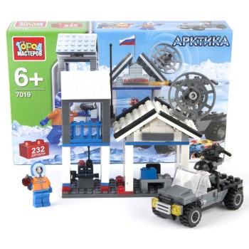 Город мастеров. Конструктор арт.7019-R "Арктическая военная база"