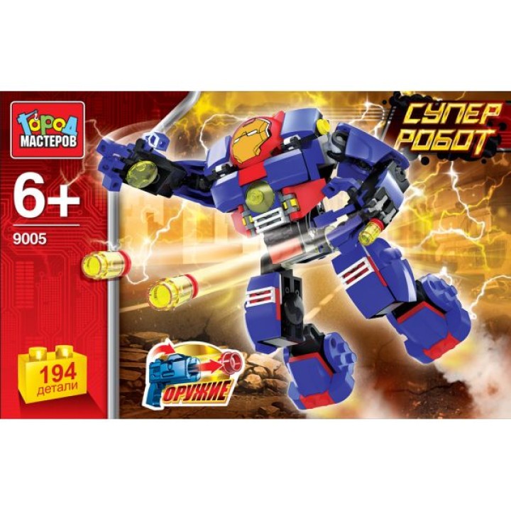 Город мастеров. Конструктор арт.9005-R "Супер робот"