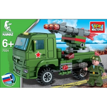 Город мастеров. Конструктор арт.7041-R "Камаз Ракетная установка"