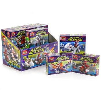 Город мастеров. Конструктор арт.6006-R "Супер Агенты" с фигуркой