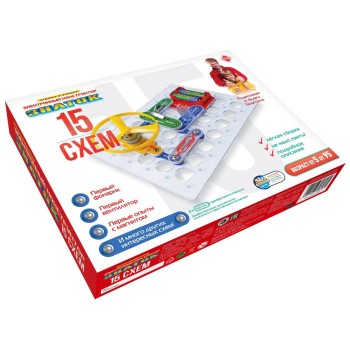 Конструктор Знаток 15 схем арт.ZP-70818