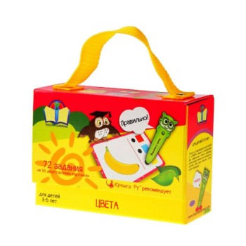 Крошка Ру. Набор карточек для говор. ручки "Цвета" арт.T4L-003